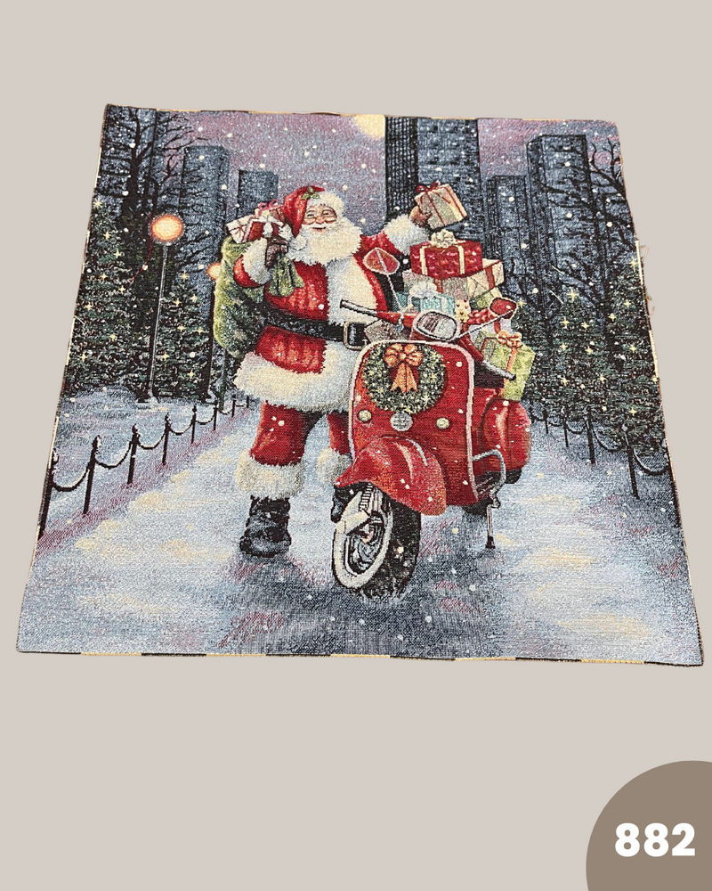 PANNELLO GOBELIN - BABBO NATALE VESPA 882