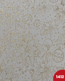 PANAMA DIGITALE LUREX - 1412 STELLE DI NATALE ORO