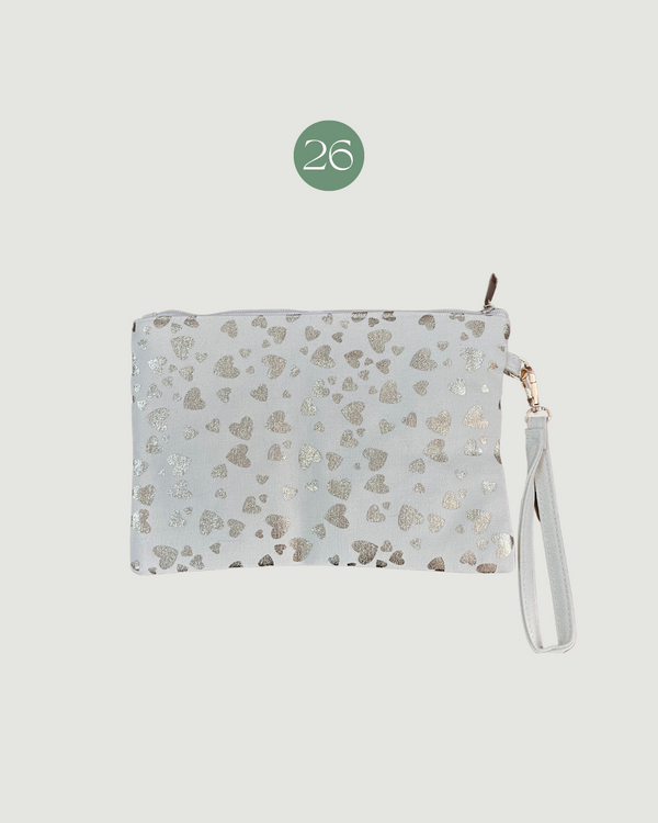 POCHETTE FANTASIA CUORICINO LUREX ORO - 26