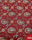 BROCCATO 1414 - FONDO ROSSO