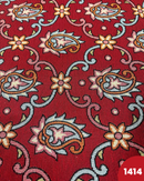 BROCCATO 1414 - FONDO ROSSO