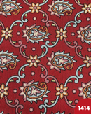 BROCCATO 1414 - FONDO ROSSO