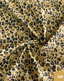 COTONE 100% - 359 LEOPARDATO BEIGE E NERO