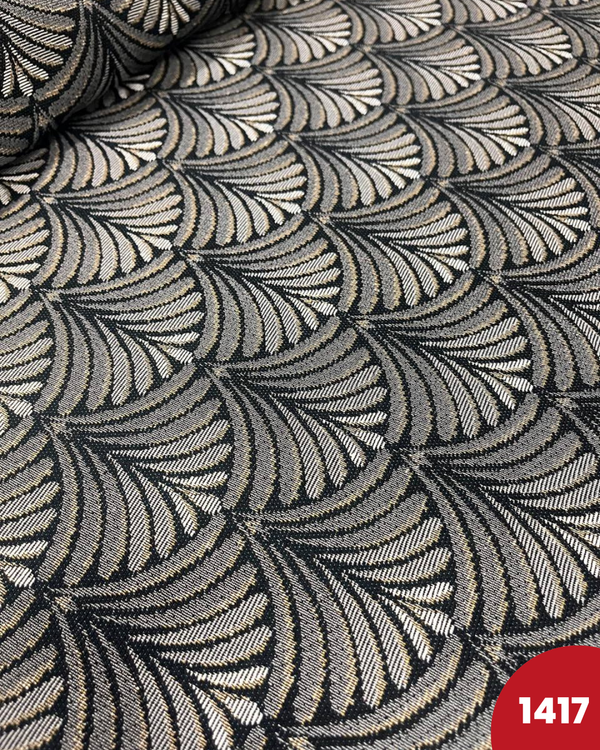 BROCCATO 1417 - VENTAGLIO GRIGIO