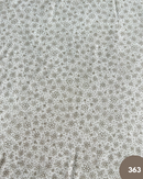 COTONE 100% - 363 FIORE TORTORA FONDO ASTRATTO