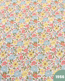 COTONE 100% - 1956 FIORI GIALLI E CELESTI