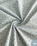 COTONE 100% - 364 FIORE CELESTE FONDO ASTRATTO