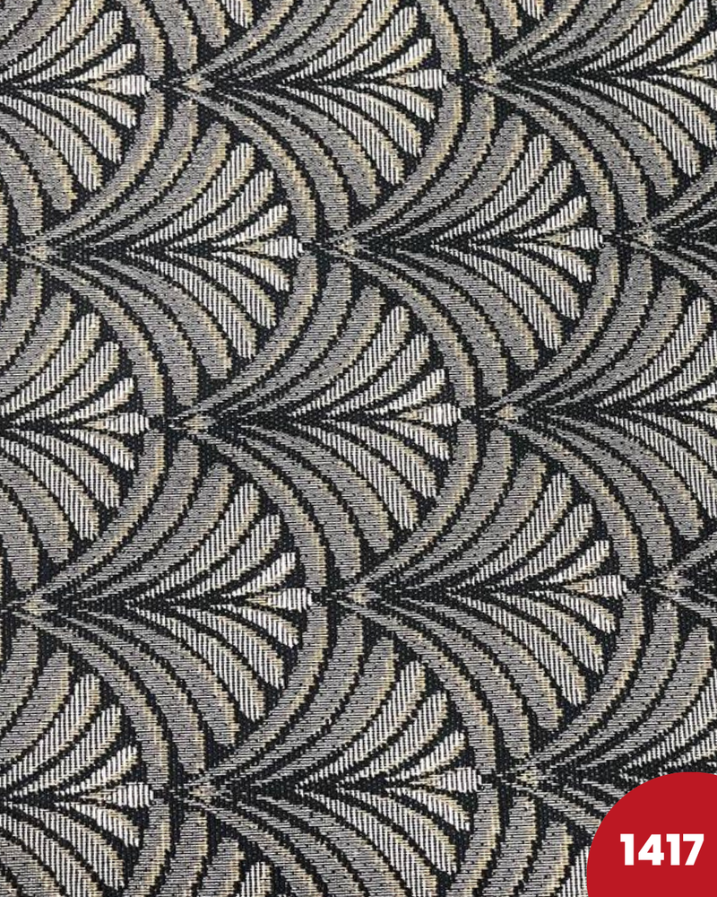 BROCCATO 1417 - VENTAGLIO GRIGIO