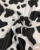 VELLUTO STAMPATO - FANTASIA CARNEVALE BIANCO E NERO 1782