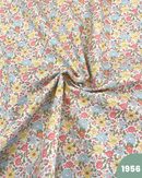 COTONE 100% - 1956 FIORI GIALLI E CELESTI