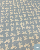 COTONE 100% - 365 UNICORNO BIANCO FONDO CELESTE