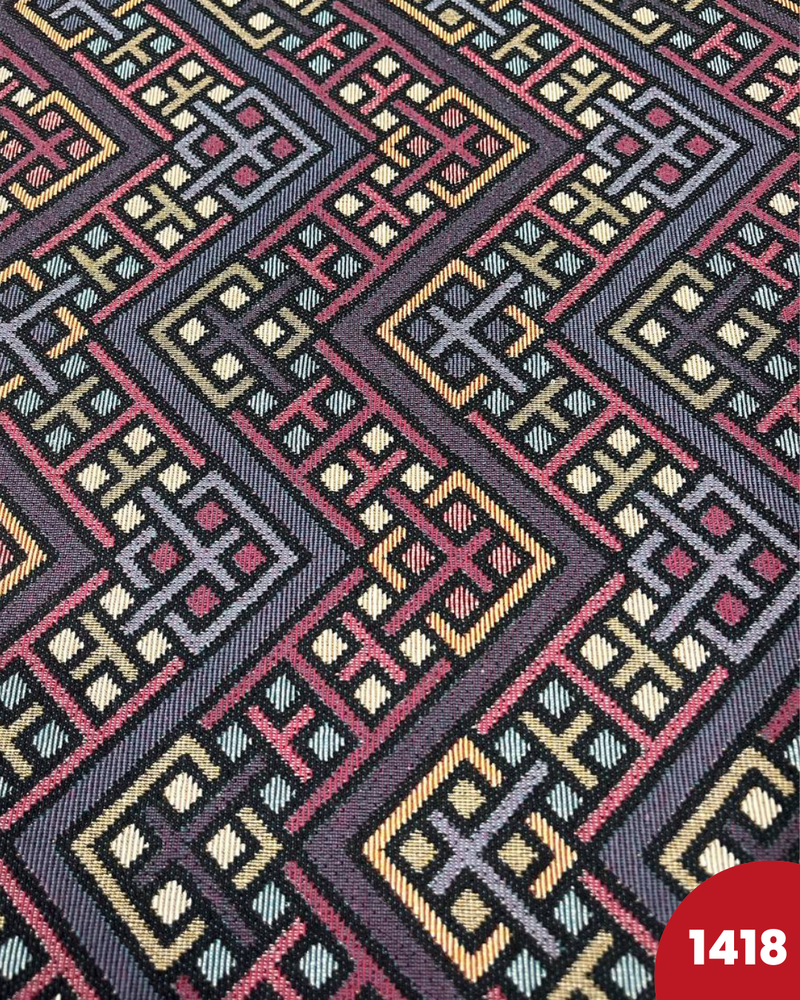 BROCCATO 1418 - ZIG ZAG VIOLA