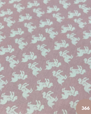 COTONE 100% - 366 UNICORNO BIANCO FONDO ROSA