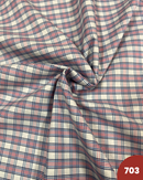 COTONE 100% - 703 QUADRETTO PICCOLO BLU E ROSSO