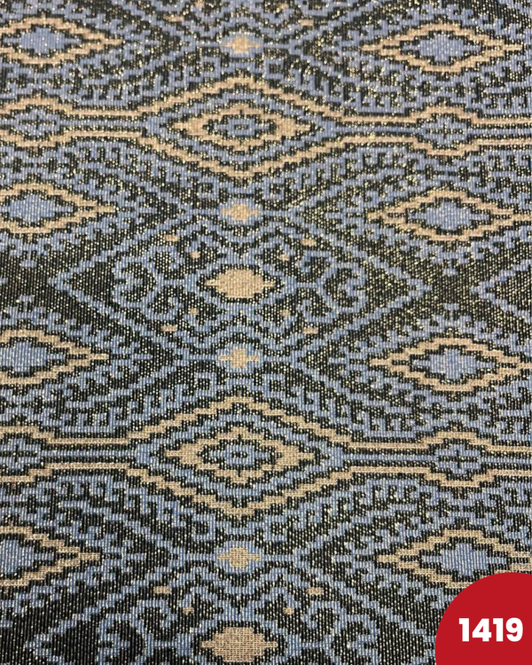 BROCCATO 1419 - ASTRATTO CELESTE LUREX