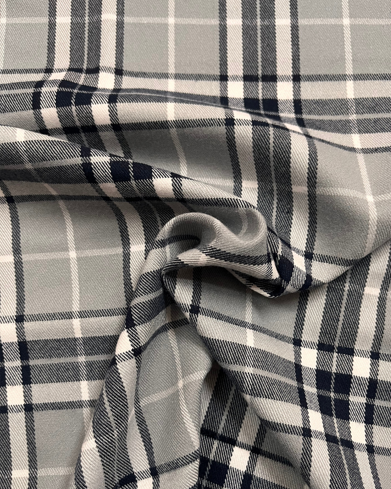 LANETTA SCOZZESE - 41 TARTAN GRIGIO/BLU