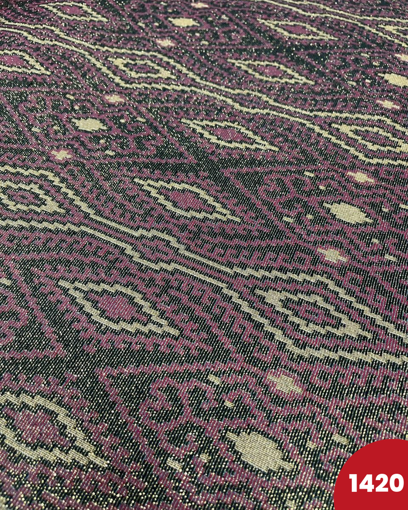 BROCCATO 1420 - ASTRATTO ROSA LUREX