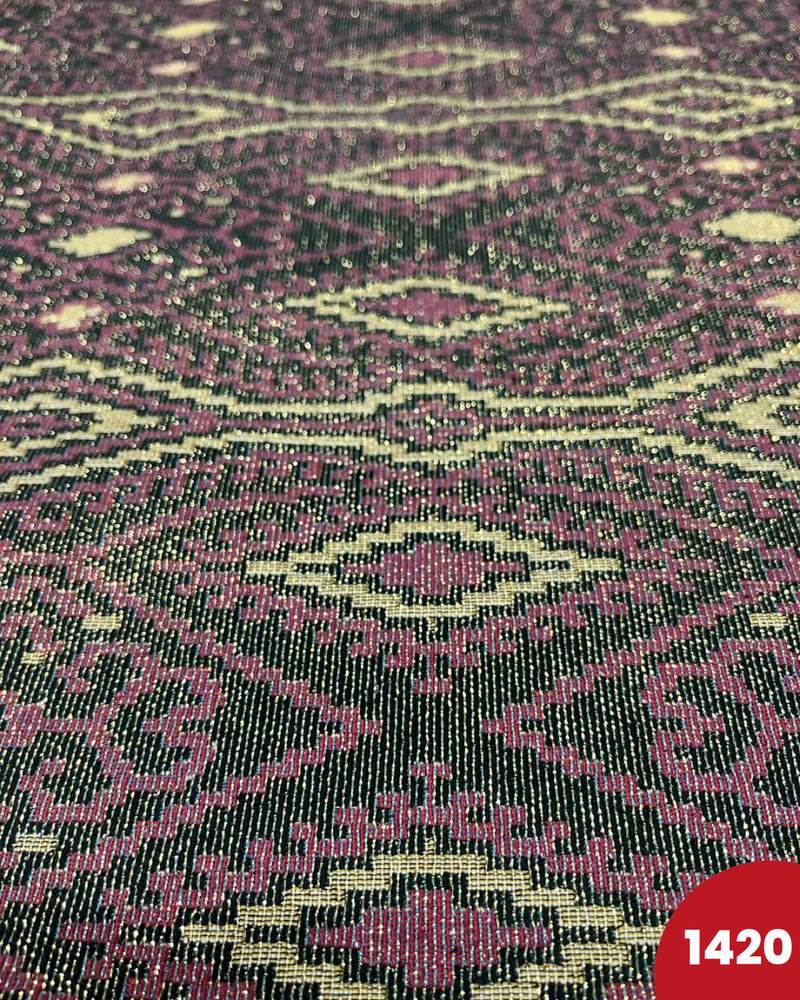 BROCCATO 1420 - ASTRATTO ROSA LUREX