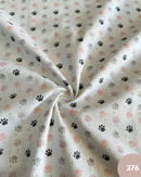 COTONE 100% - 376 ZAMPETTE ROSA E GRIGIO