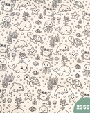COTONE 100% - 2359 ANIMALI MARINI DA COLORARE