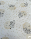 COTONE 100% - 377 ELEFANTINO SULLA LUNA FONDO STELLE