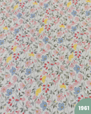 COTONE 100% - 1961 FIORI GIALLI ROSA E CELESTI