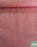 ZEPHIR DI COTONE - 2143 QUADRETTINO ROSSO