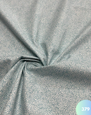 COTONE 100% - 379 FIORE BIANCO FONDO ASTRATTO CELESTE