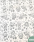 COTONE 100% - 2360 BAMBINI DA COLORARE