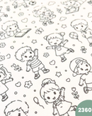 COTONE 100% - 2360 BAMBINI DA COLORARE