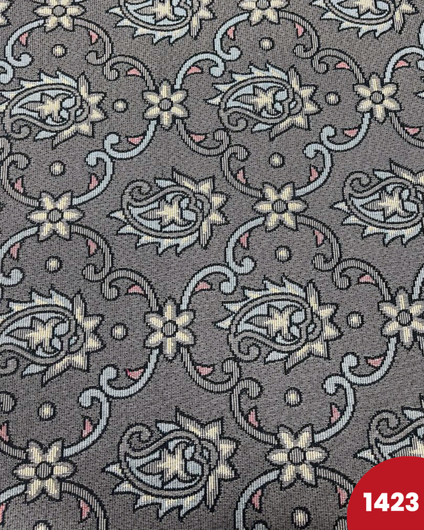 BROCCATO 1423 - FONDO GRIGIO