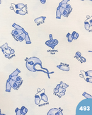 PIQUET DI COTONE - 493 TEDDY BLU