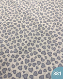 COTONE 100% - 381 CUORE CELESTE FONDO GLITTER