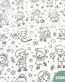 COTONE 100% - 2360 BAMBINI DA COLORARE