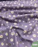 PUL IMPERMEABILE - 1289 FIORI FONDO GLICINE