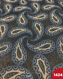 BROCCATO 1424 - ASTRATTO CELESTE LUREX