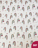 JERSEY DI COTONE - 387 ARCOBALENO NUVOLETTE