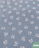 COTONE ARREDAMENTO - 2146 FIOCCHETTI FONDO CELESTE