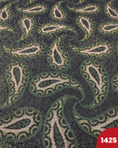 BROCCATO 1425 - ASTRATTO VERDE LUREX