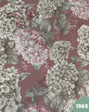 COTONE ARREDAMENTO - 1965 FIORI FONDO ROSA