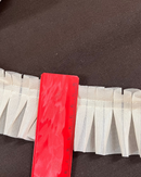 PASSAMANERIA - TULLE PLISSETTATO CREMA