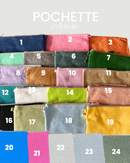 POCHETTE IN JUTA - VARI COLORI