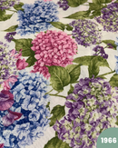 COTONE ARREDAMENTO - 1966 FIORI VIOLA E ROSA