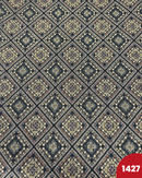 BROCCATO 1427 - ROMBI TONI BLU