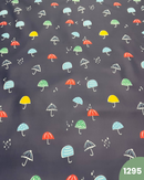 PUL IMPERMEABILE - 1295 OMBRELLI FONDO BLU