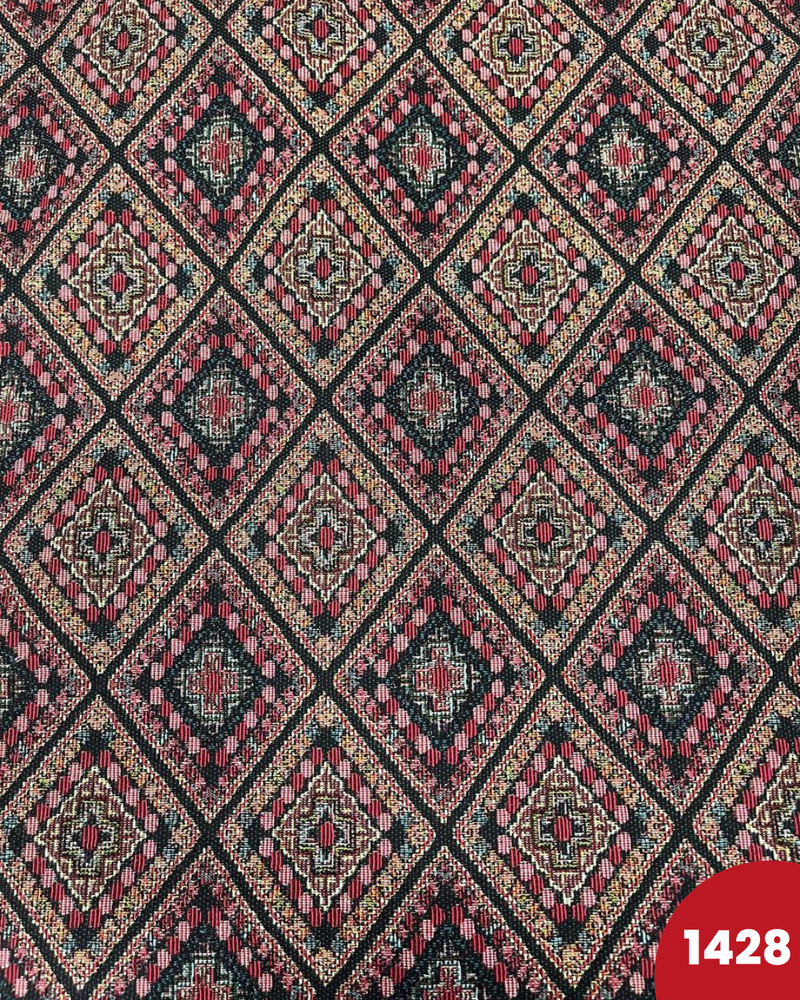 BROCCATO 1428 - ROMBI TONI ROSA