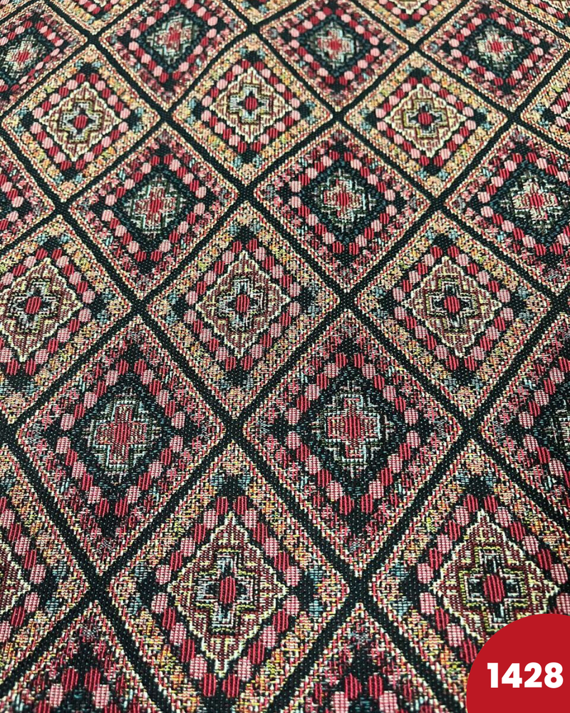 BROCCATO 1428 - ROMBI TONI ROSA