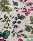COTONE ARREDAMENTO - 1967 BACCHE VIOLA E FUCSIA