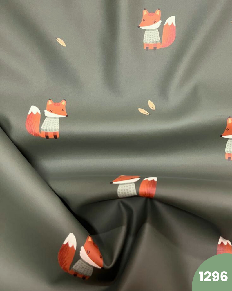 PUL IMPERMEABILE - 1296 VOLPE FONDO VERDE