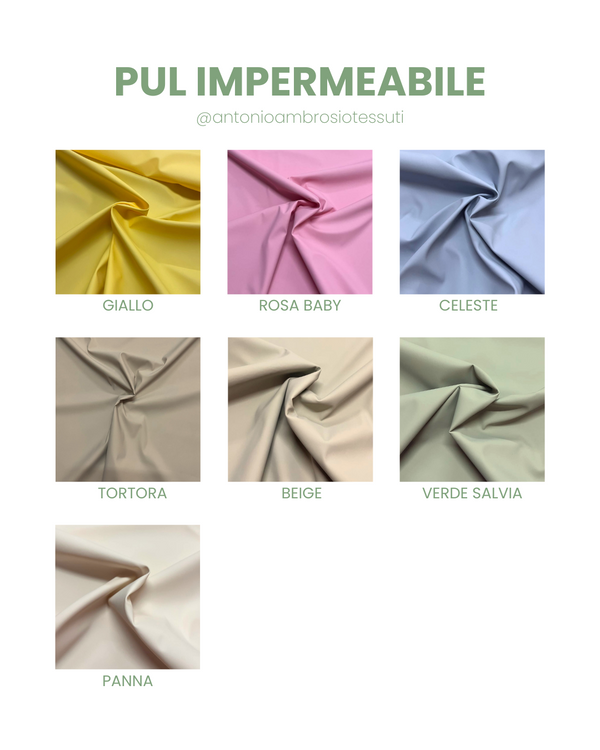 PUL IMPERMEABILE - 7 COLORI
